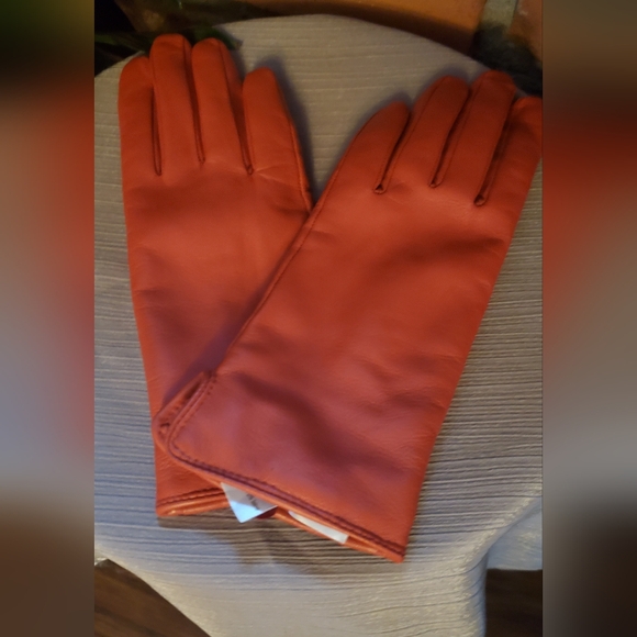 Lambskin & cashmere gloves - Picture 1 of 4